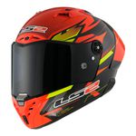 Capacete Ls2 Ff805 Thunder C Gp Fire - Vermelho/Preto