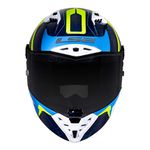 Capacete LS2 FF805 Thunder C Racing 1 - Azul/Amarelo