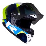 Capacete LS2 FF805 Thunder C Racing 1 - Azul/Amarelo