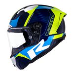 Capacete LS2 FF805 Thunder C Racing 1 - Azul/Amarelo