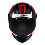Capacete LS2 FF805 Thunder C Racing 1 - Vermelho Branco