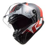 Capacete LS2 FF805 Thunder C Racing 1 - Vermelho Branco