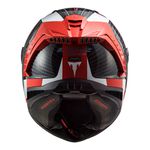 Capacete LS2 FF805 Thunder C Racing 1 - Vermelho Branco