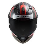 Capacete LS2 FF805 Thunder C Racing 1 - Vermelho Branco