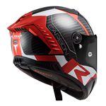 Capacete LS2 FF805 Thunder C Racing 1 - Vermelho Branco