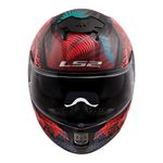 Capacete LS2 FF808 Stream 2 Jungle - Preto Fosco Rosa