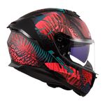 Capacete LS2 FF808 Stream 2 Jungle - Preto Fosco Rosa