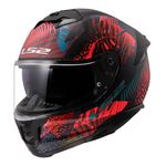 Capacete LS2 FF808 Stream 2 Jungle - Preto Fosco Rosa