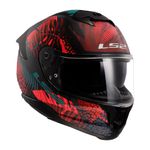 Capacete LS2 FF808 Stream 2 Jungle - Preto Fosco Rosa