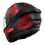 Capacete LS2 FF808 Stream 2 Jungle - Preto Fosco Rosa