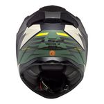 Capacete LS2 FF811 Vector 2 Absolute - Preto Prata Titanium Verde
