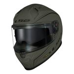 Capacete LS2 FF811 Vector 2 Monocolor - Verde Fosco