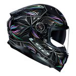 Capacete LS2 FF811 Vector 2 Tropical - Preto Branco