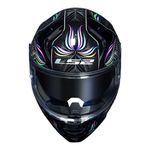 Capacete LS2 FF811 Vector 2 Tropical - Preto Branco