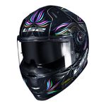Capacete LS2 FF811 Vector 2 Tropical - Preto Branco