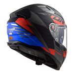Capacete LS2 FF811 Vector 2 Absolute - Preto Vermelho Azul