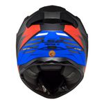 Capacete LS2 FF811 Vector 2 Absolute - Preto Vermelho Azul