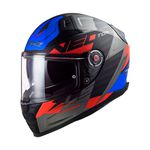 Capacete LS2 FF811 Vector 2 Absolute - Preto Vermelho Azul
