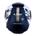 Capacete LS2 Articulado FF902 Scope Arch - Branco/Titanium