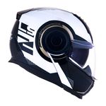 Capacete LS2 Articulado FF902 Scope Arch - Branco/Titanium