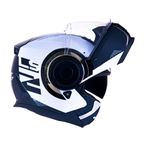 Capacete LS2 Articulado FF902 Scope Arch - Branco/Titanium