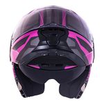 Capacete LS2 Articulado FF902 Scope Mask - Preto/Rosa 
