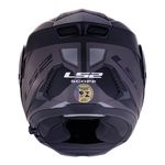 Capacete LS2 Articulado FF902 Scope Mask - Preto Titanium