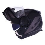 Capacete LS2 Articulado FF902 Scope Mask - Preto Titanium