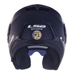 Capacete LS2 Articulado FF902 Scope Monocolor - Preto Fosco