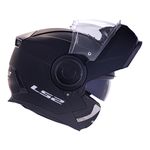 Capacete LS2 Articulado FF902 Scope Monocolor - Preto Fosco