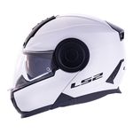 Capacete LS2 Articulado FF902 Scope Monocolor - Branco