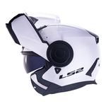 Capacete LS2 Articulado FF902 Scope Monocolor - Branco