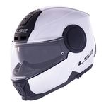 Capacete LS2 Articulado FF902 Scope Monocolor - Branco