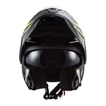 Capacete LS2 Articulado FF902 Scope Skid - Preto/Amarelo