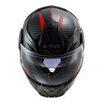 Capacete LS2 Articulado FF902 Scope Skid - Preto Vermelho