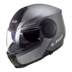 Capacete LS2 Articulado FF902 Scope Monocolor - Titanium 