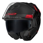 Capacete Ls2 FF906 Advant Bend - Preto Vermelho
