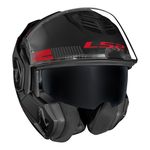 Capacete Ls2 FF906 Advant Bend - Preto Vermelho