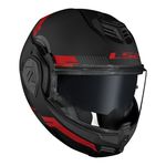 Capacete Ls2 FF906 Advant Bend - Preto Vermelho