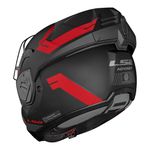 Capacete Ls2 FF906 Advant Bend - Preto Vermelho