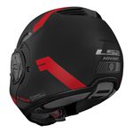 Capacete Ls2 FF906 Advant Bend - Preto Vermelho