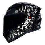 Capacete Asx City Fun - Preto/Branco