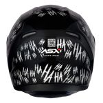 Capacete Asx City Fun - Preto/Branco