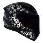 Capacete Asx City Fun - Preto/Branco