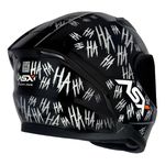 Capacete Asx City Fun - Preto/Branco