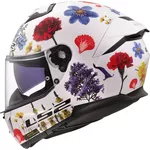 Capacete Ls2 Ff808 Stream II Flowers - Branco