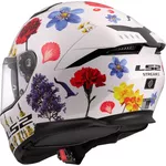 Capacete Ls2 Ff808 Stream II Flowers - Branco