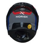 Capacete Norisk Force 2 Articulado Kore - Preto Azul (Viseira Solar)