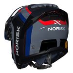 Capacete Norisk Force 2 Articulado Kore - Preto Azul (Viseira Solar)