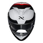 Capacete Norisk Force 2 Articulado Kore - Branco Cinza (Viseira Solar)